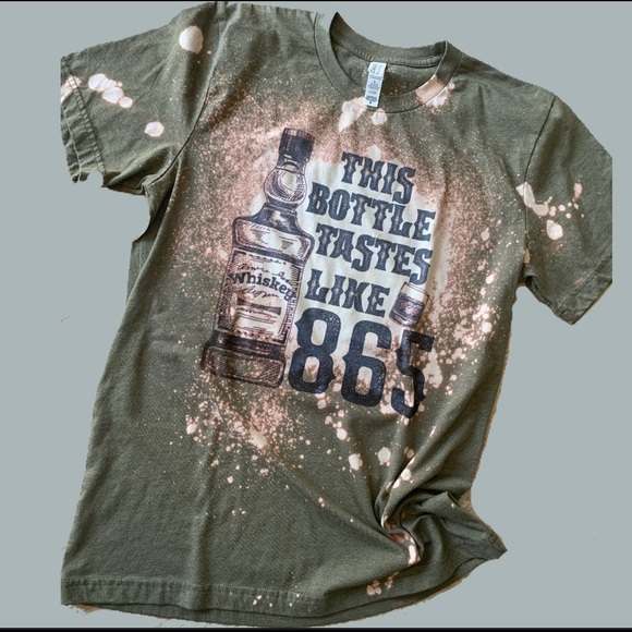 Tennessee whiskey bleached t - Picture 1 of 1